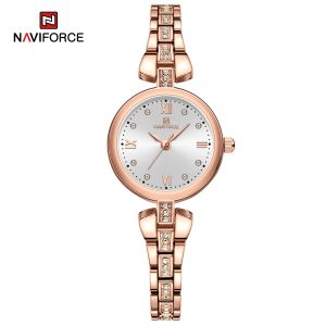 ساعت مچی عقربه ای زنانه نیوی فورس (Naviforce) مدل 5034
