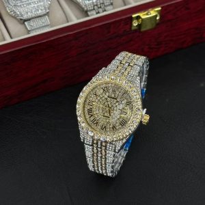 ساعت مچی زنانه فول نگین برند رولکس (ROLEX)