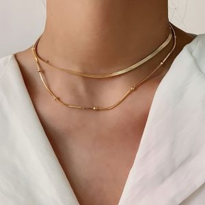 گردنبند استیل دولاین 230