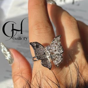 انگشتر زنانه مدل پروانه کد 106