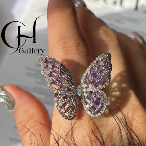 انگشتر زنانه مدل پروانه کد 104