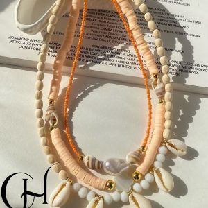 گردنبند مرواریدی کد 231