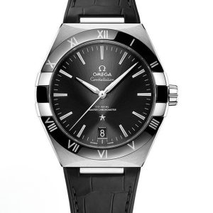 ساعت مچی مردانه امگا کانسلیشن (Omega Constellation Automatic Silver Black)