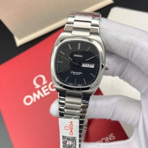 ساعت مردانه برند امگا سیمستر ( Omega Seamaster ) (نقره ای صفحه مشکی)