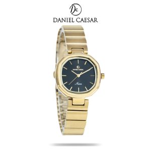 ساعت زنانه برند دنیل سزار کد DC-1263 (طلایی صفحه مشکی)