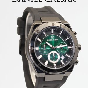 ساعت مردانه برند دنیل سزار کدDC-1299(مشکی صفحه سبز)