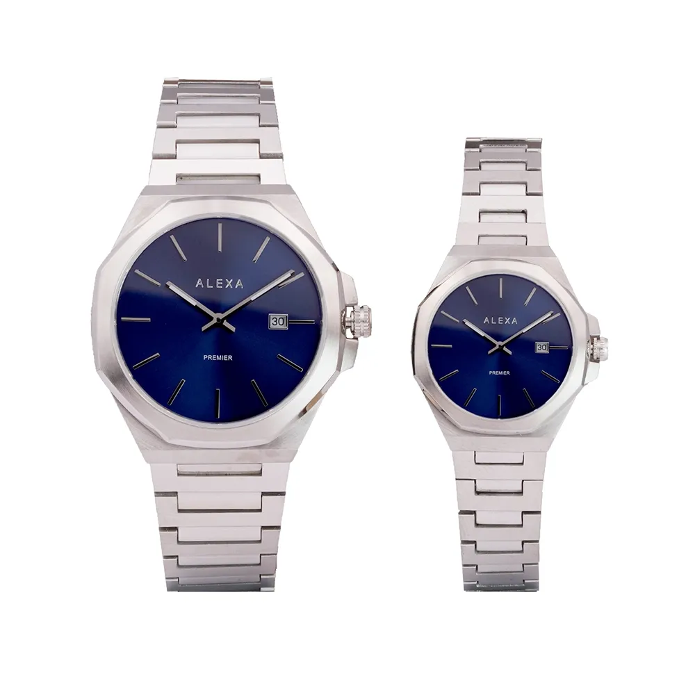 download (3)_11zon ساعت ست زنانه و مردانه برند الکسا کد 0118 – 0119 (نقره ای صفحه سورمه ای) - Image 1